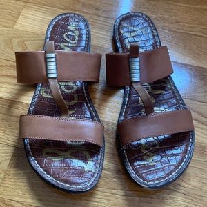 Sam Edelman brown leather sandals